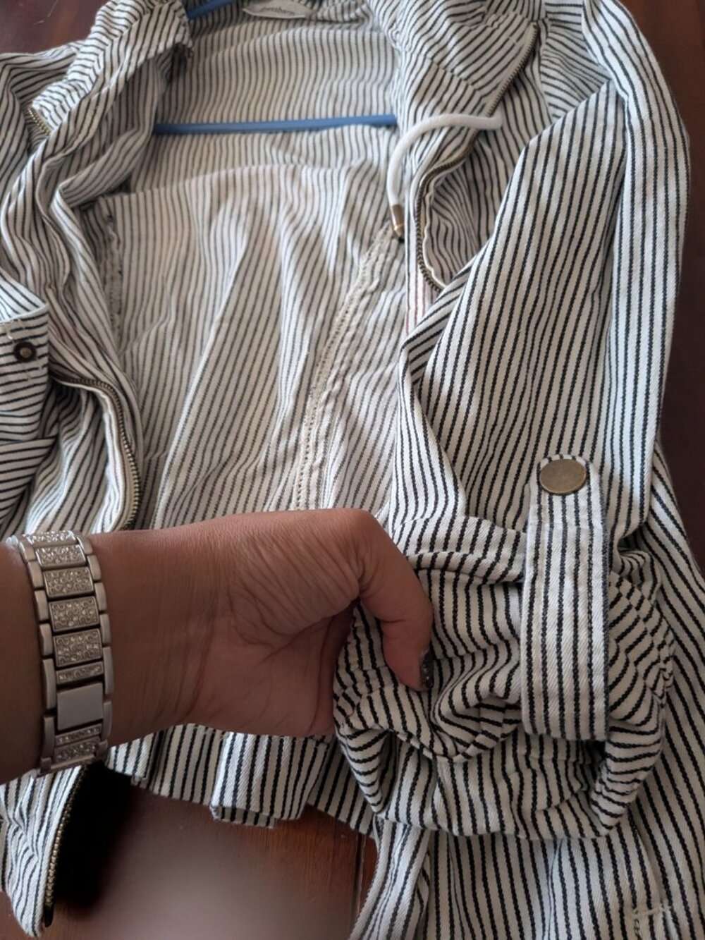 Dress barn zip-up